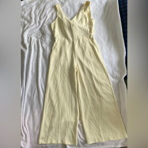 Shinestar Cream Colored Jumpsuit